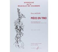 Pièce en Trio - 3 Clarinettes en Sib Ou Trio de Saxophones S a T