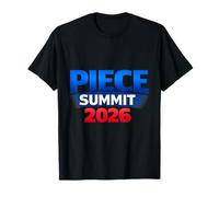 Piece Summit 2026 Statement Design Peace Pezzo o Pace Maglietta