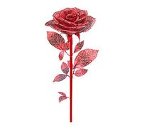 Piececool Puzzle 3D in metallo Metal 3D Puzzle - rosa rossa DIY 3D in metallo modello per adulti
