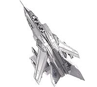 Piececool Puzzle 3D in metallo Metal 3D Puzzle Tornado Fighter Jets-Metal - Modellino per risveglio