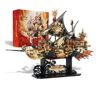 Piececool Puzzle 3D in Metallo "Sweep Ahead" con Onde di Vela Piene, Kit di Modelli di Barche Pirata per Adulti da Costruire, Puzzle 3D per Adulti e Adolescenti in Acciaio Inox, Ideali come Regali