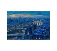 PieceRelax PieceClicks Puzzle 2000 Pezzi - Spanning the Seine, Puzzle 2000 Pezzi per Adulti, 63,3 x 95 cm, Evgeny Lushpin, Attraversando la Senna, Senna, Parigi