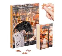PieceRelax Puzzle Quaderno - Katherine Blower - Shelter | A5 Notizbuch Lined | Copertina Puzzle Trasparente | Segnalibro e Portapenne Inclusi | 329 Pezzi [YA1071]