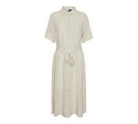 PIECES Abito camicia 'PCPia' crema Donna - Abbigliamento - Taglie comode - Abiti - Abiti camicia PIECES 42