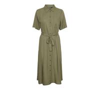PIECES Abito camicia 'PCPia' oliva Donna - Abbigliamento - Taglie comode - Abiti - Abiti camicia PIECES 44