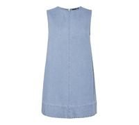 PIECES Abito da Donna in Jeans PCFLORA Mini, Mix Blu Chiaro, L