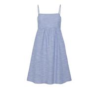 Pieces Abito da Donna Pcapia Short Strap Dress Mm, Blu Nautico/Strisce: Bianco Brillante, S