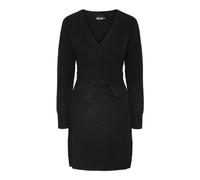 PIECES Abito da Donna Pcellen LS Wrap Knit Noos BC, Nero, M