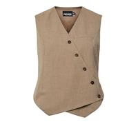 PIECES Asymmetric Vest Giacca Asimmetrica Pcbubbles, Grecia, M Donna