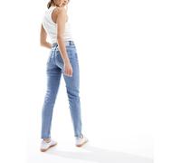 Pieces - Bella - Jeans affusolati a vita alta blu chiaro W31 L32