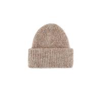 PIECES PCBERA Wool Hood Noos Berretto, Visone Argenteo, Taglia Unica Donna