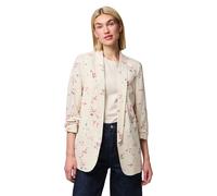 Pieces Pcbosella 3/4 Stampato Blazer Noos BC, Bianco e Grigio, XL