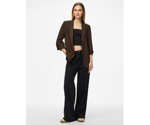 Pieces - Blazer color caramello caldo-Marrone S