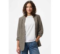 Pieces - Blazer color pepe bianco-Neutro S