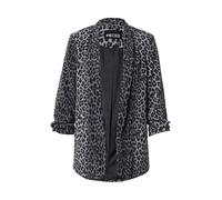 PIECES Blazer 'PCBosella' grigio scuro / nero Donna PIECES 34 grigio scuro / nero
