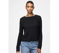 Pieces - Blusa a maniche lunghe nera-Nero M