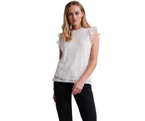 Pieces Blusa Senza Maniche Olline Lace