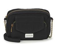 Pieces Borsa a tracolla PCJOLINE QUOTE CROSS BODY in Nero Unica