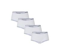 PIECES Boxer da Donna, Bianco Brillante, S