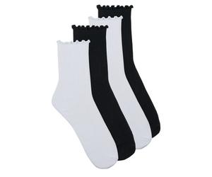 Pieces Calzini alti PCAFIA X4 in Multicolore Unica