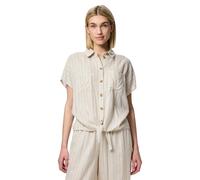 Pieces - PCPIA SS TIE SHIRT WVN NOOS Beige - Abbigliamento L Beige