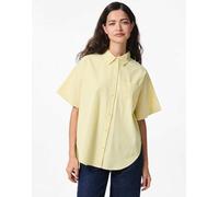 Pieces - Camicia color banana pallido-Giallo XL