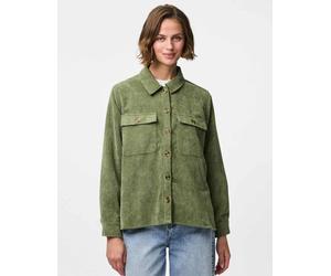 Pieces - Camicia color oliva-Verde M