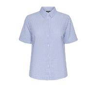 PIECES Camicia da Donna a Maniche Corte PCSALLY Seersucker, Ortensia, XS