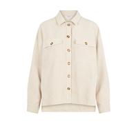 PIECES Camicia da donna 'PCEffi' beige Donna - Abbigliamento - Taglie comode - Camicie e tuniche - Camicie PIECES XL