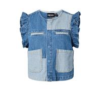 PIECES Camicia da donna 'PCFie' blu / blu denim Donna - Abbigliamento - Maglie e top - Top - Camicie senza maniche PIECES XS