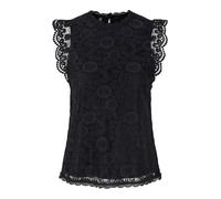 Pieces - PCOLLINE SL LACE TOP NOOS BC Nero - Abbigliamento XS Nero