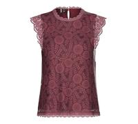Pieces Camicia da Donna Pcolline SL Lace Top Noos, Tawny Port, XS