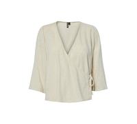 PIECES Camicia da donna 'PCPia' écru Donna - Abbigliamento - Taglie comode - Camicie e tuniche - Camicie PIECES L