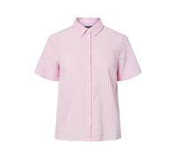 PIECES Camicia da Donna Pcsally SS Noos, Lavender/Strisce: Cloud Dancer, XS