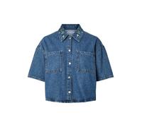 PIECES Camicia da donna 'PCSKY' blu denim Donna PIECES XL