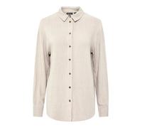 PIECES Camicia da Donna Pcvinsty LS Noos BC, Farina d'avena, M