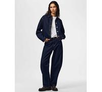 Pieces - Camicia in denim blu scuro M