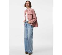 Pieces - Camicia rosa cenere S