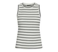 PIECES Canotta da Donna Pcadie SL, Cloud Dancer/Dettagli: Nero, S