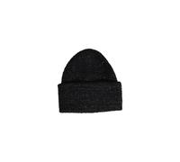 PIECES Pcpyron Hood Noos BC Berretto Lavorato, Black/Detail:Gold Lurex, Taglia Unica Donna