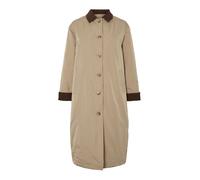PIECES Cappotto di mezza stagione 'JORMA' marrone / greige Donna - PROMO - Cappotti - Cappotti da mezza stagione PIECES XL