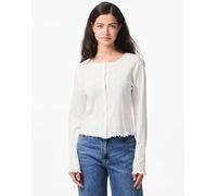 Pieces - Cardigan color cloud dancer-Bianco M