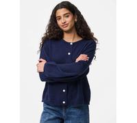 Pieces - Cardigan in maglia color blu marittimo S