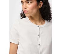 Pieces - Cardigan in maglia color cloud dancer-Bianco S