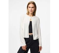 Pieces - Cardigan in maglia color cloud dancer-Bianco XL