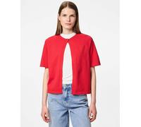 Pieces - Cardigan in maglia color lollipop-Rosso M