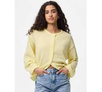 Pieces - Cardigan in maglia color vaniglia francese-Neutro XL