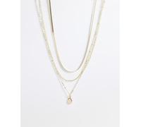 Pieces - Collana color oro One Size