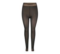 Pieces - Collant foderati in pile neri-Nero M-L