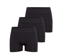 PIECES Damen PCLONDON Mini Shorts 3 Pack, Black/3 Pack with Black, L/XL